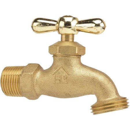 DANCO 1/2 in. Brass MPT x MHT Hose Bibb VHBSTDC3EB